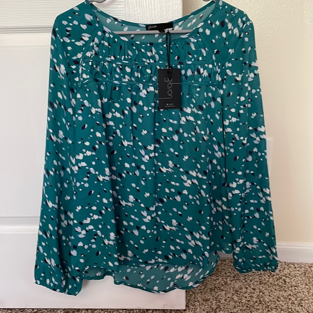 Gibson size large long sleeve top